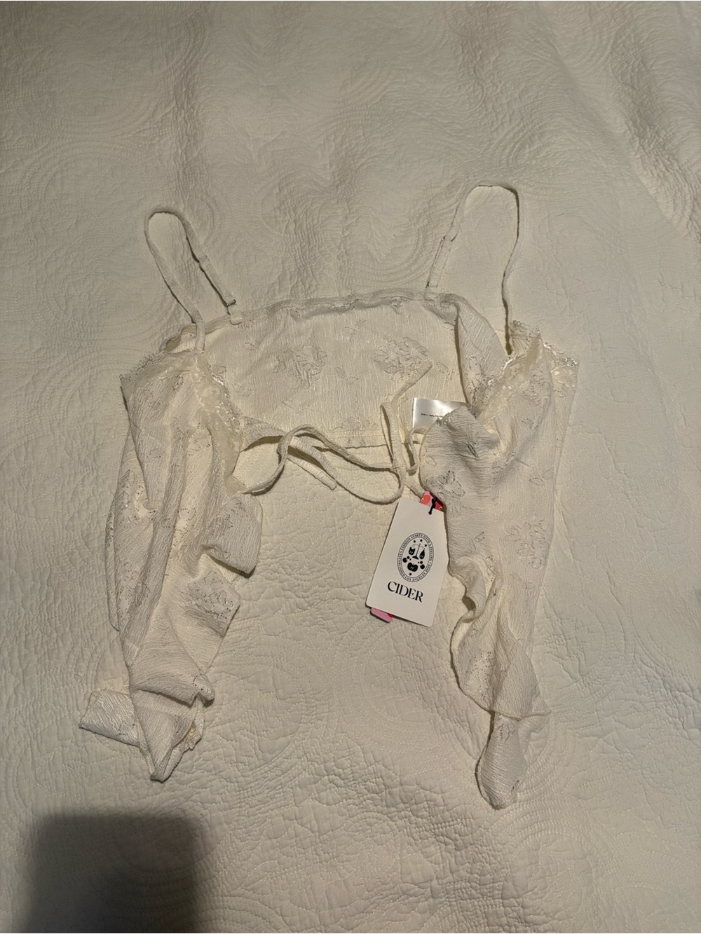 Cider Lace Bralette in Ivory - Picture 2 of 2